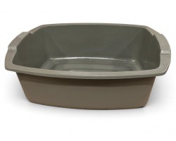 VASIJA RECTANGULAR 10 LTRS.GRIS                   