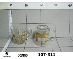 TAZON VID 9X11.5CM(387ml) DISENO                  