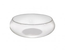 PECERA VIDRIO 20CM OVALADA                        