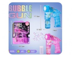 PISTOLA LANZA BURBUJAS 2 COLORES (093)            