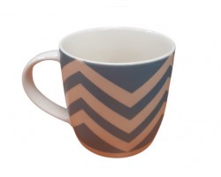 TAZA LOZA 9X9CM  D/ZIG ZAG (231512)               