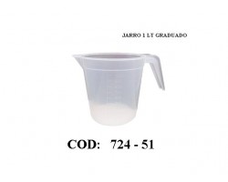 JARRO GRAD. 1 LT PLAST                            