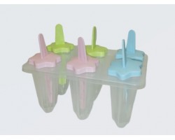 MOLDE  HELADO 6 PCS D/ESTRELLA                    