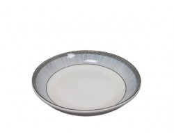 PLATO PAN CERAMICA 18CM  BORDE C/ LINEAS          