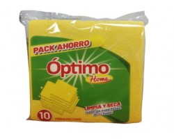 PAÑO MULTIUSO OPTIMO 10 UNDS                      