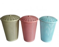 CESTO ROPA 45X15X62CM C/TAPA (7008)               