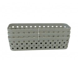 CANASTO ORGANIZADOR RECTANGULAR 25CM  3 PCS       