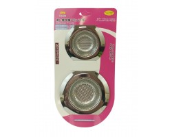 REJILLA FILTRO LAVAPLATOS 2PCS ACERO INOX         