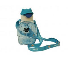 BOTELLA AGUA INFANTIL C/COLGANTE Y BOMBILLA       