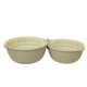 SET  BOWL 2 TAMANOS  C/COLADORES                  