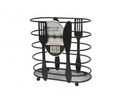 PORTA CUBIERTOS REDONDO 16X8X15CM                 