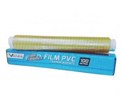 FILM PVC TRANSPARENTE 28X100 MT C/CORTADOR        