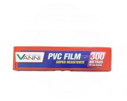FILM PVC TRANSPARENTE 28X300 MT C/CORTADOR        