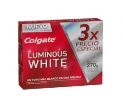 PASTA DENTAL COLGATE LUMINOSUS WHITE PACK3X90GR   