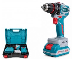 TALADRO INALAMBRICO ATORNILLADOR 10MM 21V + 2 BATE