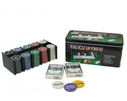 POKER PROFESIONAL 200 FICHAS+PANO BLACK JACK TEXAS