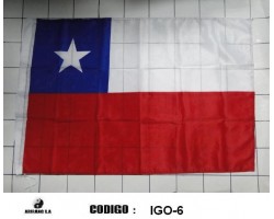 BANDERA CHILENA 90X60                             